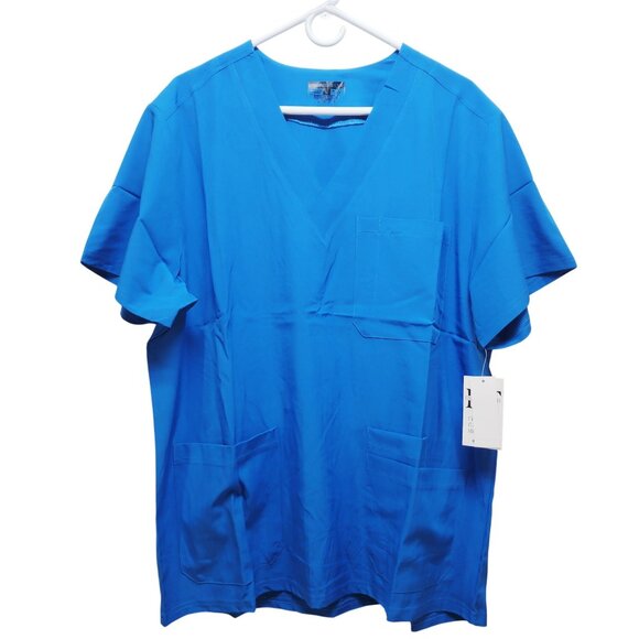 Empire Trend Unisex Medical Scrubs Set Size L Blue - Picture 8 of 8